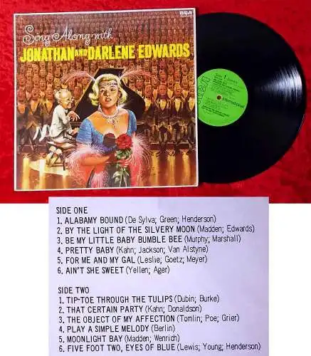 LP Sing Along with Jonathan & Darlene Edwards (RCA INTS 5100) UK