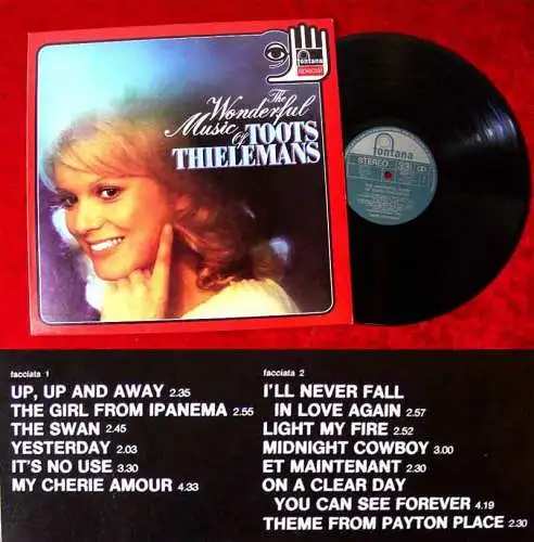 LP Toots Thielemans: The Wonderful Music of Toots Thielemans (Fontana 6428 021)