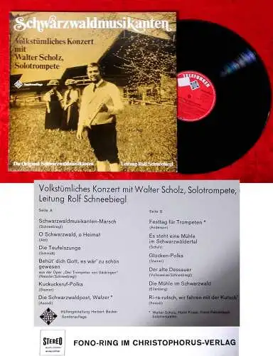 LP Schwarzwaldmusikanten Rolf Schneebiegl (Fono Ring SFGLP 78 305) D