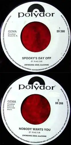 Single Swinging Soul Machine: Spooky´s day off (Polydor 59 268) Promo