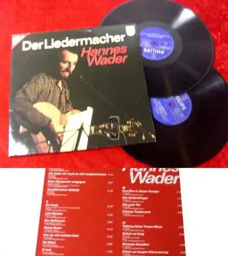 2LP Hannes Wader: Der Liedermacher