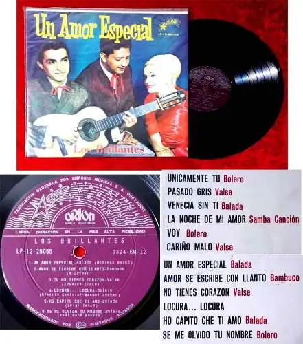 LP Los Brillantes: Un Amor Especial (Orion LP-12-25055) Ecuador