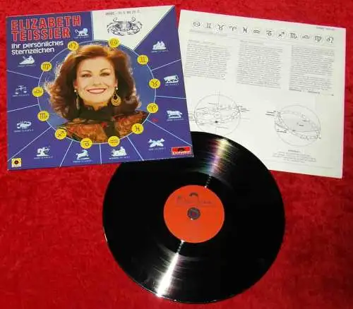 LP Elizabeth Teissier: Ihr persönliches Sternzeichen: Krebs (Polydor 2475 747) D