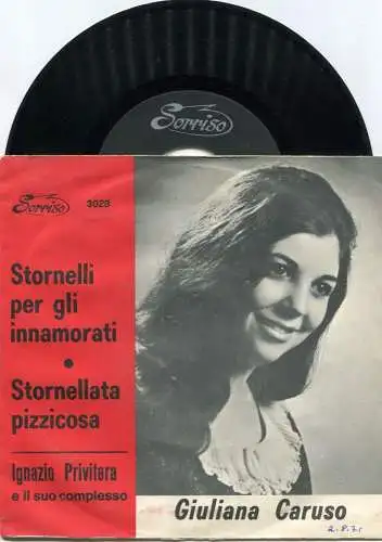 Single Giuliana Caruso: Stornelli per gli Innamorati (Serriso 3028) Italy