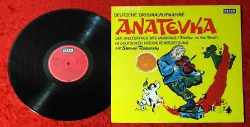 LP Anatevka mit Shmuel Rodensky (Decca SLK 16 533-P) D 1968