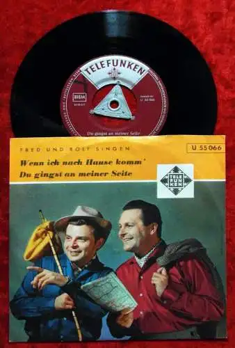 Single Fred & Rolf: Wenn ich nach Hause komm (Telefunken U 55 066) D