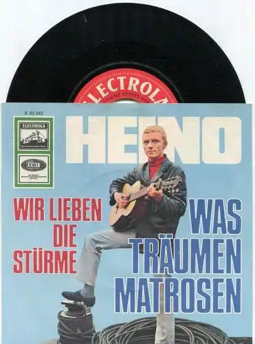 Single Heino: Wir lieben die Stürme (Electrola E 23 543) D 1966