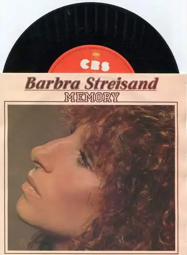 Single Barbra Streisand: Memory (CBS A-1983) NL 1982