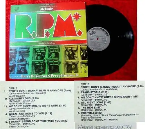 LP R P M Melanie Soundtrrack Anthony Quinn