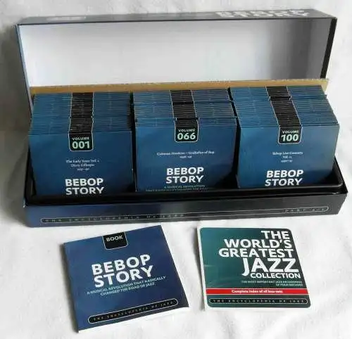 100 CD Box Bebop Story - A Musical Revolution (w/ Booklet) Enzyclopedia of Jazz