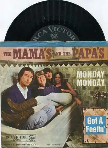 Single Mamas & Papas: Monday Monday (RCA 45-9698) D