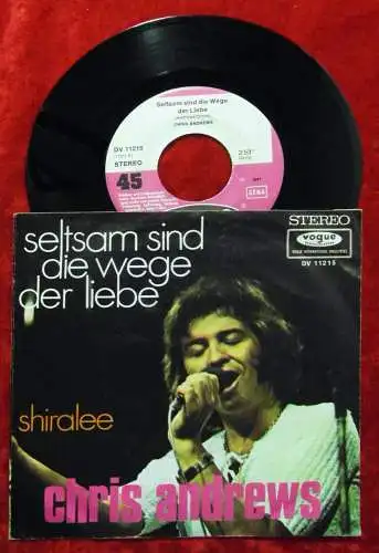 Single Chris Andrews: Seltsam sind die Wege der Liebe (Vogue DV 11215) D 1971