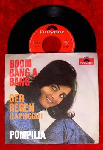 Single Pompilia: Boom Bang-A-Bang / Der Regen (Polydor 53 127) D 1968 Muster