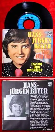 Single Hans Jürgen Beyer: Tag für Tag (Philips 6000 174) D 1975