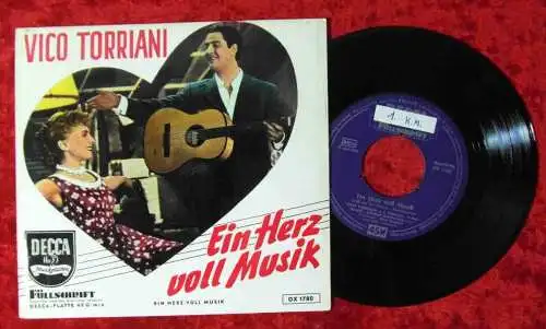 EP Vico Torriani: Ein Herz voll Musik (Decca Füllschrift DX 1780) D