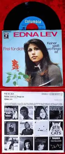 Single Edna Lev: Frei für Dich (Columbia 1C 006-30 377) D 1972
