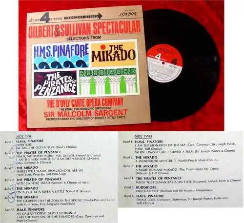 LP Gilbert & Sullivan Spectacular Sir Malcolm Sargent