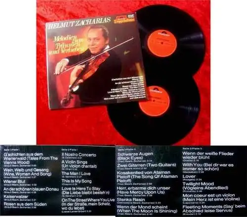 2LP Helmut Zachairas Melodien zum Träumen und Verlieben