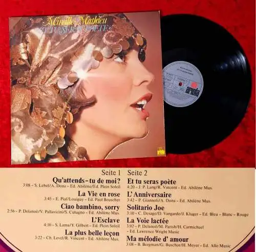 LP Mireile Mathieu: Et Tu Seras Poéte (Ariola 28 220 IT) D