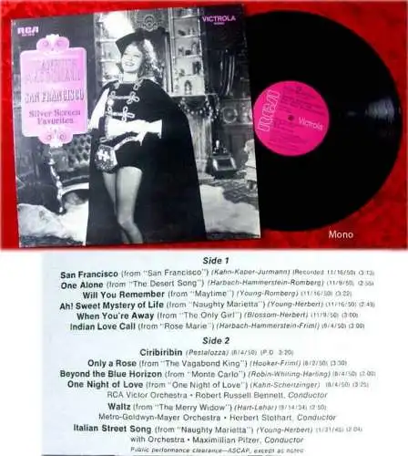 LP Jeanette MacDonald Sings San Francisco and other Sel