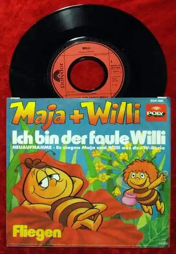 Single Maja + Willi: ich bin der faule Willi (Polydor 2041 886) D 1977