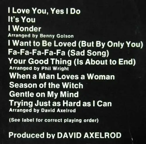 LP Lou Rawls: The Way It Was The Way It Is (Capitol 1C 062-80 119) D