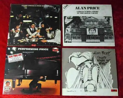 5 Langspielplatten ALAN PRICE - Vinylsammlung -