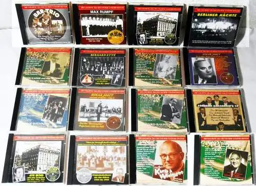 16 CD´s Die goldene Ära deutscher Tanzorchester  - Sammlung -