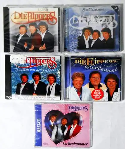 6 CD´s Flippers - Neu OVP - Sammlung -