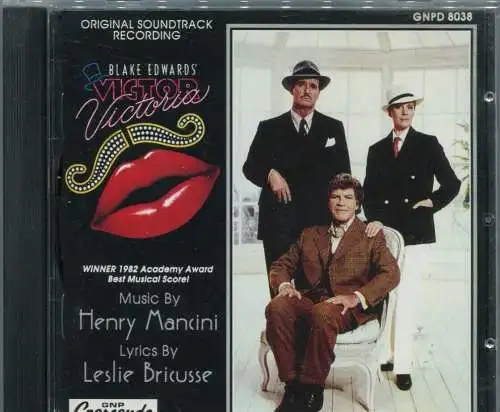 CD Victor/Victoria - Soundtrack - Henry Mancini (Crescendo) 1994