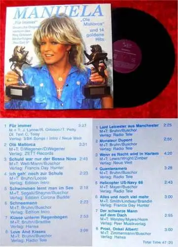 LP Manuela Olé Mallorca und 14 goldene Hits