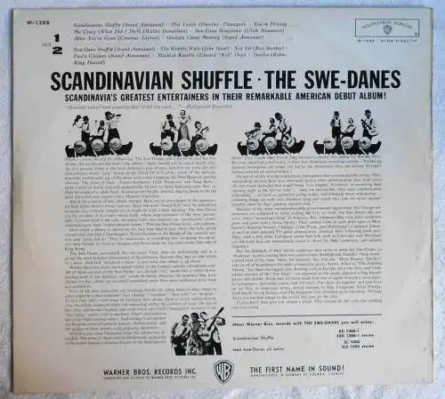 LP Swe Danes: Scandinavian Shuffle (Warner Bros. W-1388) D 1960