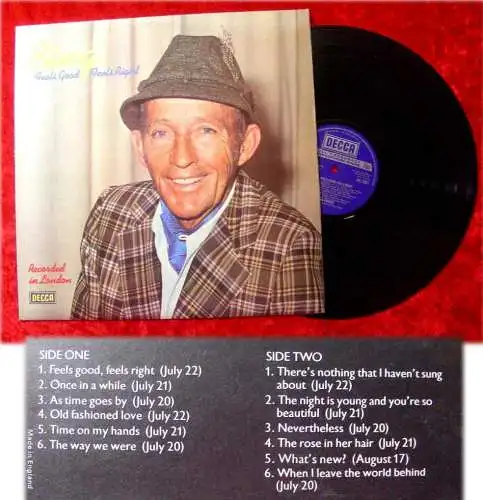 LP Bing Crosby: Feels Good Feels Right (Decca) UK