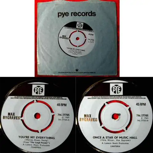 Single Max Bygraves: You´re my everything (Pye 7N.17705) UK 1969