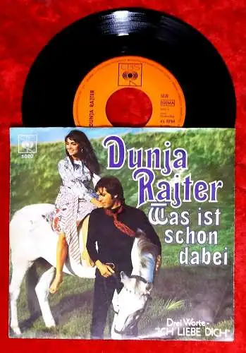 Single Dunja Rajter: Was ist schon dabei (CBS 5020) D 1970