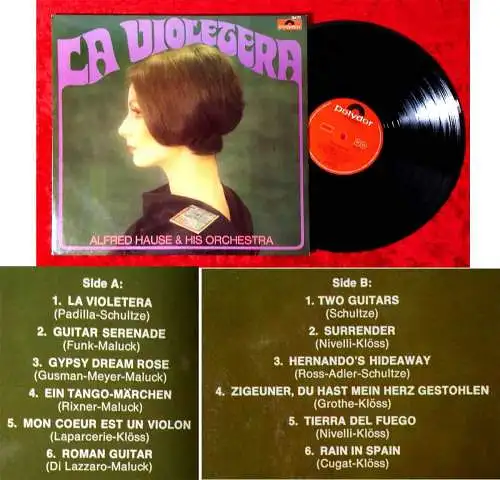 LP Alfred Hause: La Violetera (Polydor 184 170) D