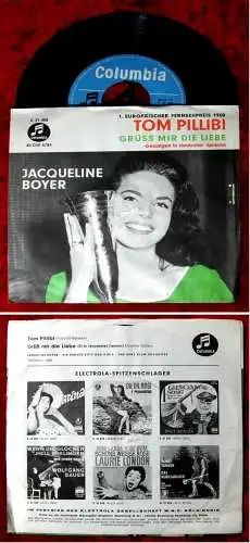 Single Jacqueline Boyer: Tom Pillibi (dt. Version) (Columbia C 21 455) D 1960