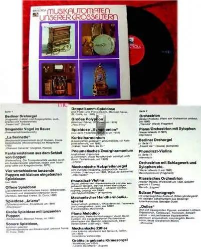 LP Musikautomaten unserer Großeltern (1973)