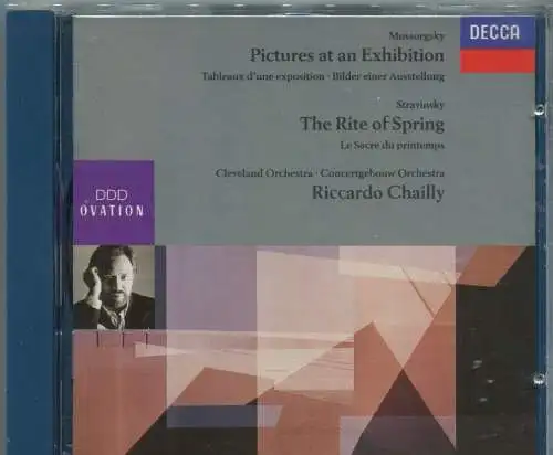 CD Riccardo Chailly: Mussorgsky -  Picture on an Exhibition / Stravinsky (Decca)