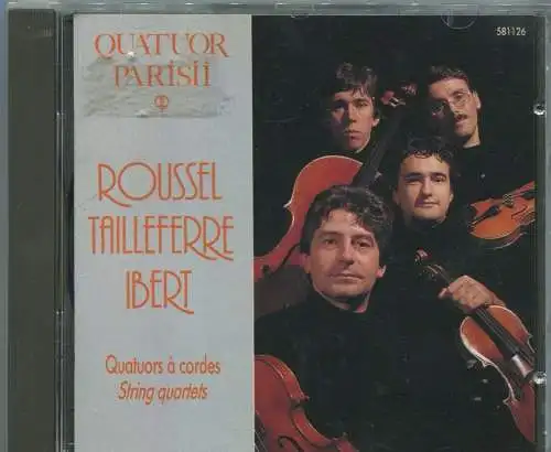 CD Quatuor ParisII: Roussel - Ibert - Tailleferre (Adda) Gold Edition - 1989