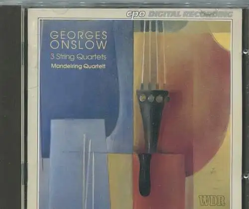 CD Mandelring Quartett: Onslow - 3 String Quartets (CPO) WDR 1993