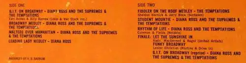 LP Diana Ross & Supremes & Temptations: On Broadway (TV Soundtrack) US 1969