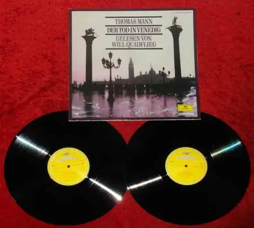 2LP Will Quadflieg: Der Tod in Venedig (Thomas Mann) (DGG 415 733-1) D 1985