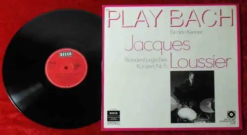 LP Jacques Loussier: Play Bach für den Kenner (Decca H 278/4)