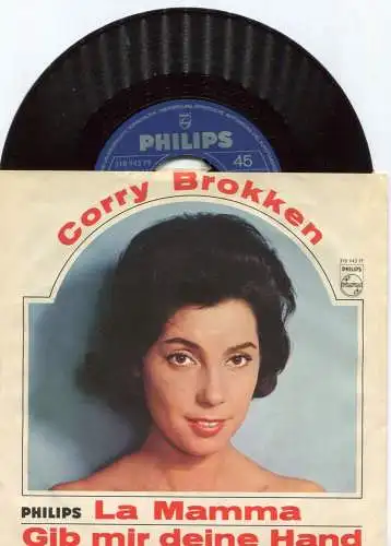 Single Corry Brokken: La Mamma (Philips 318 943 PF) D 1966