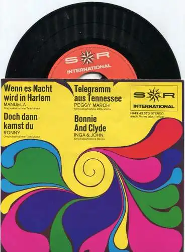 EP Hits von Heute - Manuela Peggy March Ronny Inga & John (SR International) D 