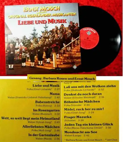 LP Ernst Mosch & Original Egerländer Musikanten: Liebe und Musik (Telefunken) D