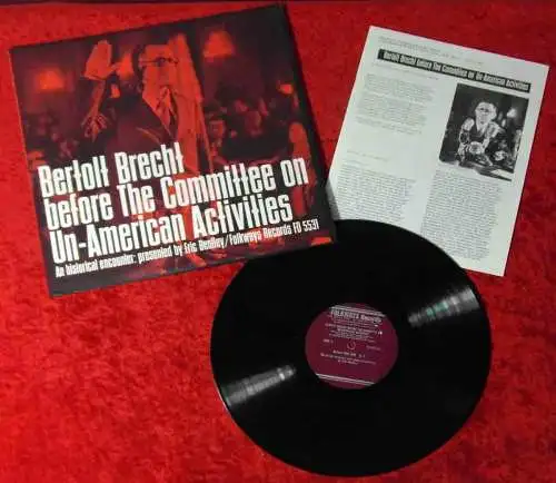 LP Bertolt Brecht before the Committee on Un-American Activities (Folkways 5531)