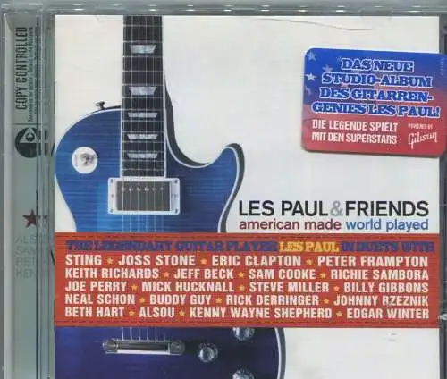 CD Les Paul & Friends: American Made World Played (EMI) 2009