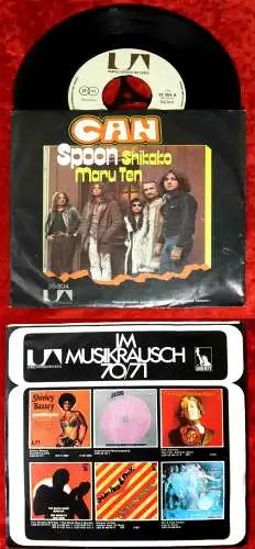 Single Can: Spoon (United Artists 35 304) D 1971 TV-Serie "Das Messer" Durbridge